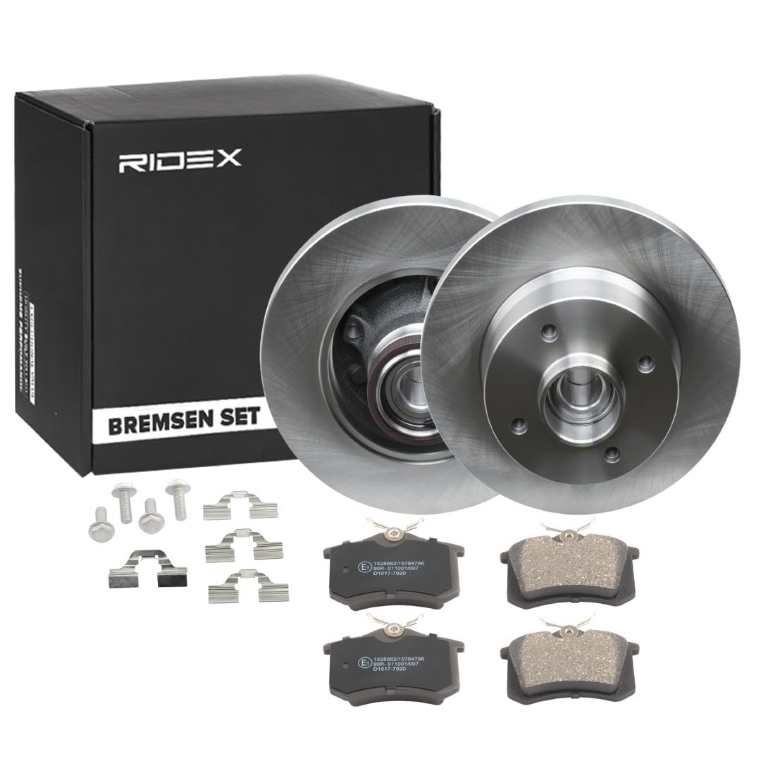 RIDEX 3405B1166 Bremsenset Hinten 249mm - Bremsen Set mit Bremsscheiben und Bremsbeläge Satz RIDEX 3405B1166 Bremsenset Hinten 249mm - Bremsen Set mit Bremsscheiben und Bremsbeläge Satz von RIDEX