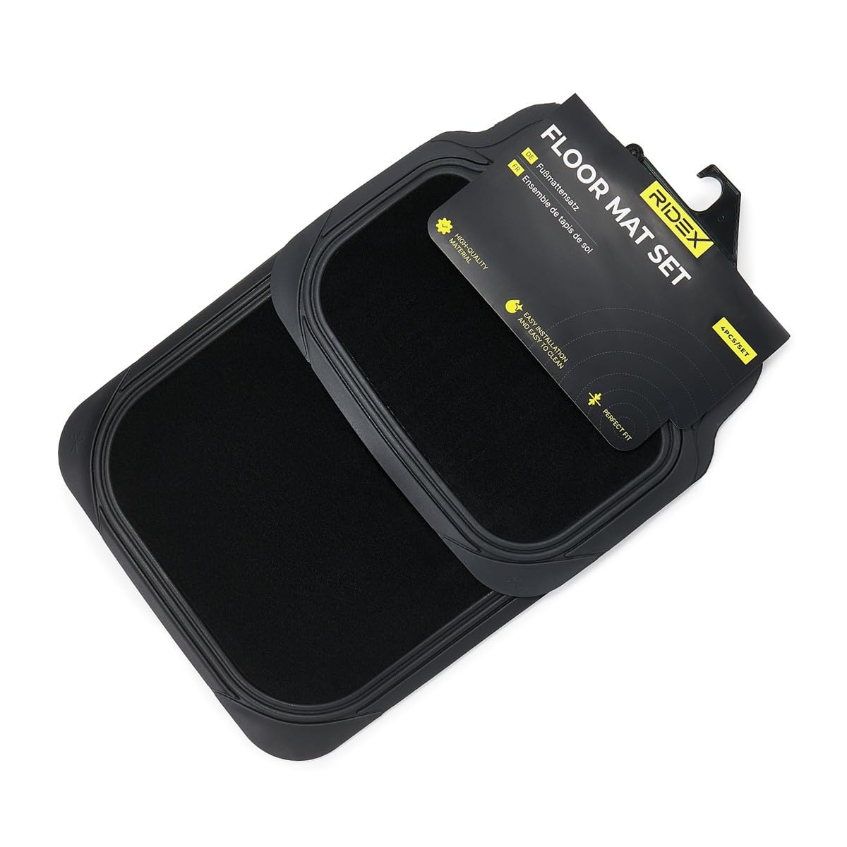 RIDEX 215A1438 Fußmatten Set Vorne und Hinten schwarz Universal RIDEX 215A1438 Fußmatten Set Vorne und Hinten schwarz Universal von RIDEX