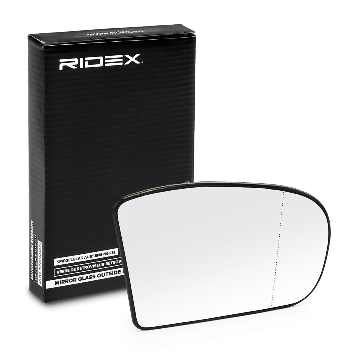 RIDEX 1914M0127 Spiegelglas Glas Aussenspiegel asphärisch, beheizbar rechts RIDEX 1914M0127 Spiegelglas Glas Aussenspiegel asphärisch, beheizbar rechts von RIDEX