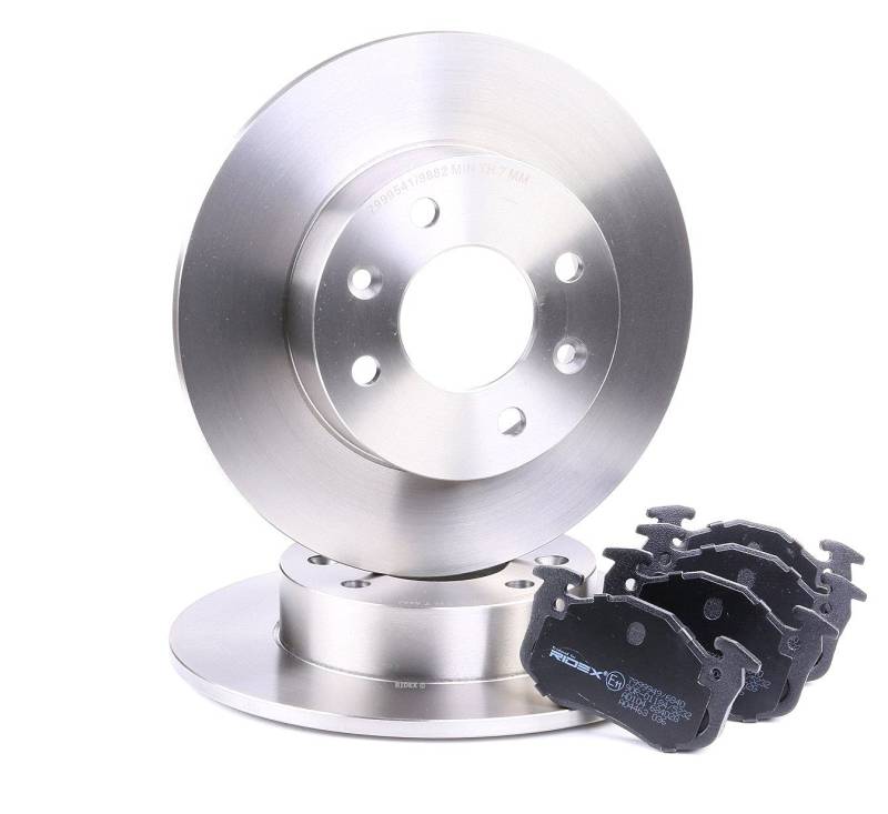 RIDEX 3405B0128 Bremsenset Vorne 238mm - Bremsen Set mit Bremsscheiben und Bremsbeläge Satz von RIDEX