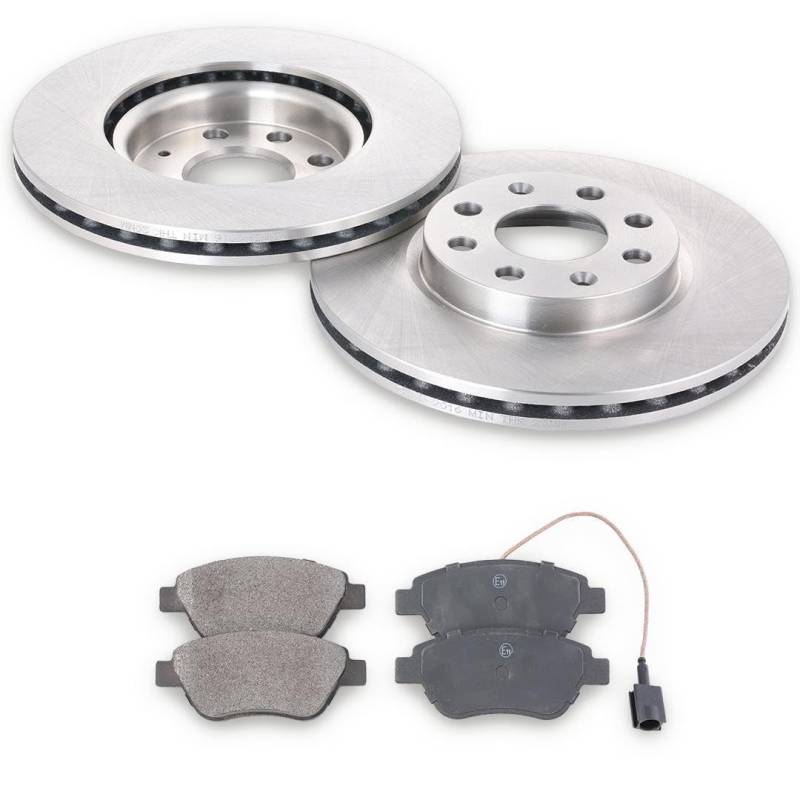 RIDEX 3405B0133 Bremsenset Vorne Belüftet 257mm - Bremsen Set mit Bremsscheiben und Bremsbeläge Satz von RIDEX