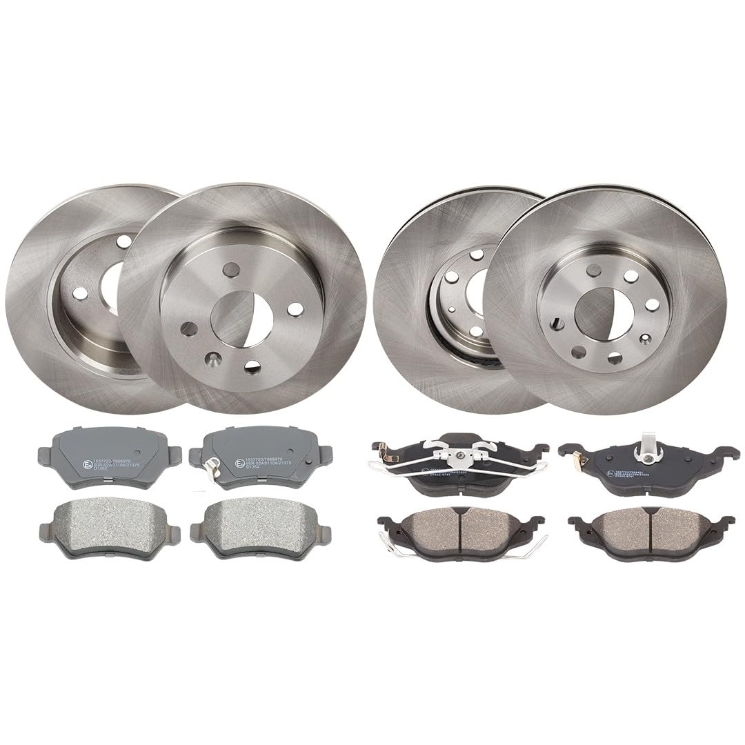 RIDEX 3405B0320 Bremsenset Vorne Hinten, Belüftet 256, 240mm - Bremsen Set mit Bremsscheiben und Bremsbeläge Satz RIDEX 3405B0320 Bremsenset Vorne Hinten, Belüftet 256, 240mm - Bremsen Set mit Bremsscheiben und Bremsbeläge Satz von RIDEX