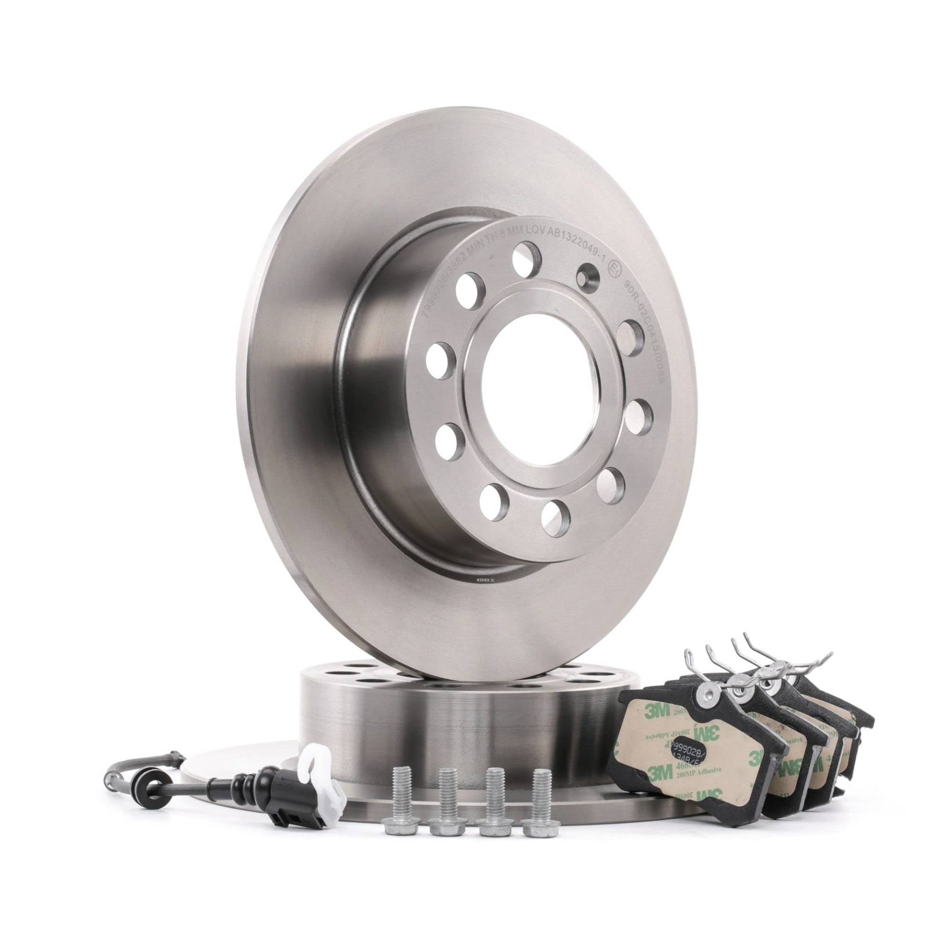 RIDEX 3405B0344 Bremsenset Hinten 254.7mm - Bremsen Set mit Bremsscheiben und Bremsbeläge Satz RIDEX 3405B0344 Bremsenset Hinten 254.7mm - Bremsen Set mit Bremsscheiben und Bremsbeläge Satz von RIDEX