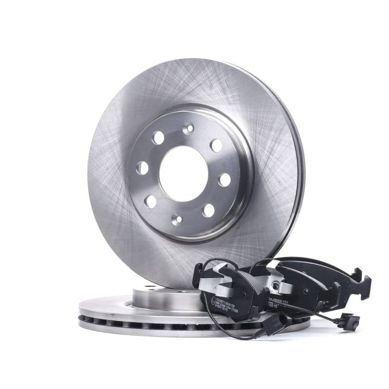 RIDEX 3405B1064 Bremsenset Vorne Belüftet 257mm - Bremsen Set mit Bremsscheiben und Bremsbeläge Satz von RIDEX