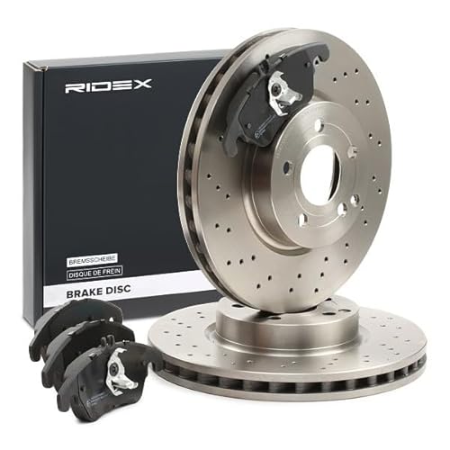 RIDEX 3405B1147 Bremsenset Vorne 322, 322,0mm - Bremsen Set mit Bremsscheiben und Bremsbeläge Satz von RIDEX