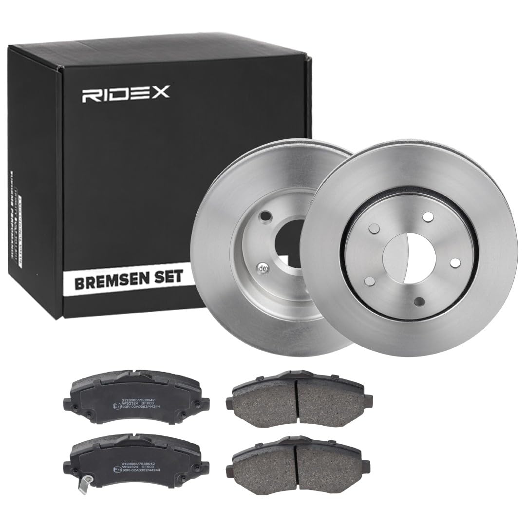 RIDEX 3405B1207 Bremsenset Vorne Belüftet 302mm - Bremsen Set mit Bremsscheiben und Bremsbeläge Satz RIDEX 3405B1207 Bremsenset Vorne Belüftet 302mm - Bremsen Set mit Bremsscheiben und Bremsbeläge Satz von RIDEX