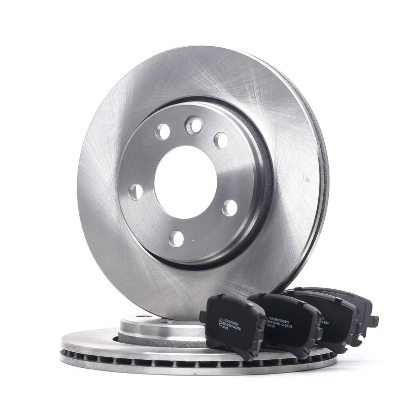 RIDEX 3405B1258 Bremsenset Hinten Belüftet 294mm - Bremsen Set mit Bremsscheiben und Bremsbeläge Satz von RIDEX