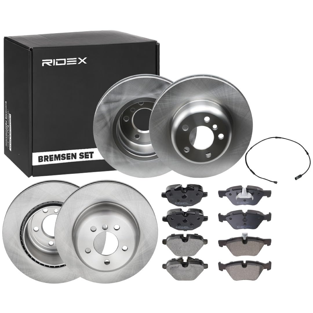 RIDEX 3405B1646 Bremsenset Vorne Hinten Belüftet 330mm - Bremsen Set mit Bremsscheiben und Bremsbeläge Satz RIDEX 3405B1646 Bremsenset Vorne Hinten Belüftet 330mm - Bremsen Set mit Bremsscheiben und Bremsbeläge Satz von RIDEX