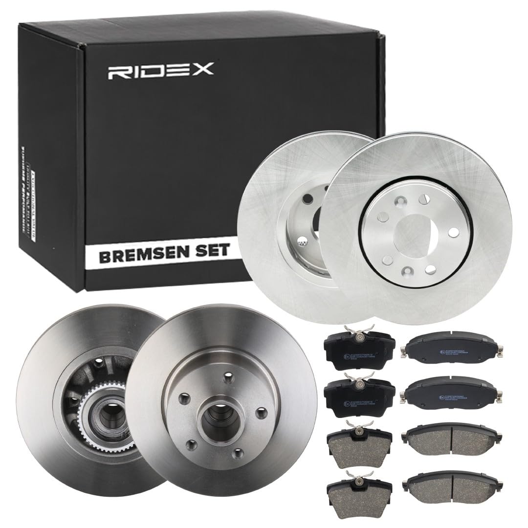 RIDEX 3405B1753 Bremsenset Vorne Hinten 280mm - Bremsen Set mit Bremsscheiben und Bremsbeläge Satz RIDEX 3405B1753 Bremsenset Vorne Hinten 280mm - Bremsen Set mit Bremsscheiben und Bremsbeläge Satz von RIDEX