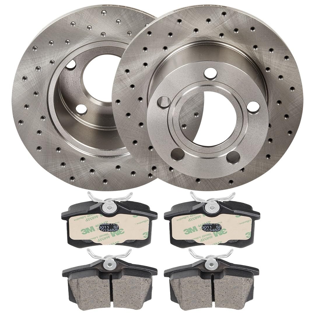 RIDEX 3405B1831 Bremsenset Hinten 264mm - Bremsen Set mit Bremsscheiben und Bremsbeläge Satz RIDEX 3405B1831 Bremsenset Hinten 264mm - Bremsen Set mit Bremsscheiben und Bremsbeläge Satz von RIDEX