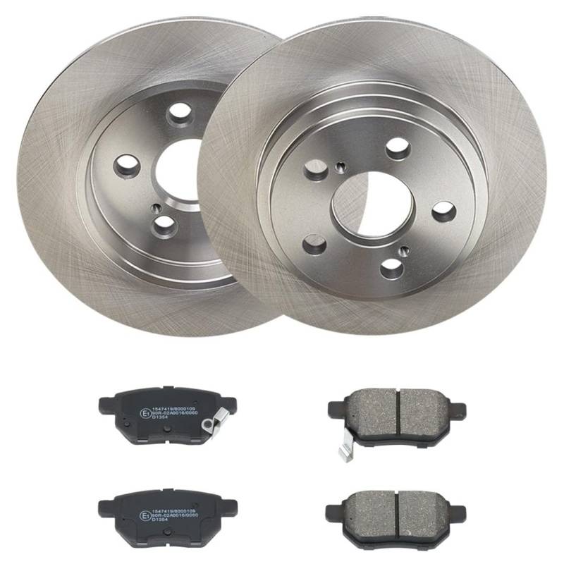 RIDEX 3405B2436 Bremsenset Hinten 259mm - Bremsen Set mit Bremsscheiben und Bremsbeläge Satz von RIDEX