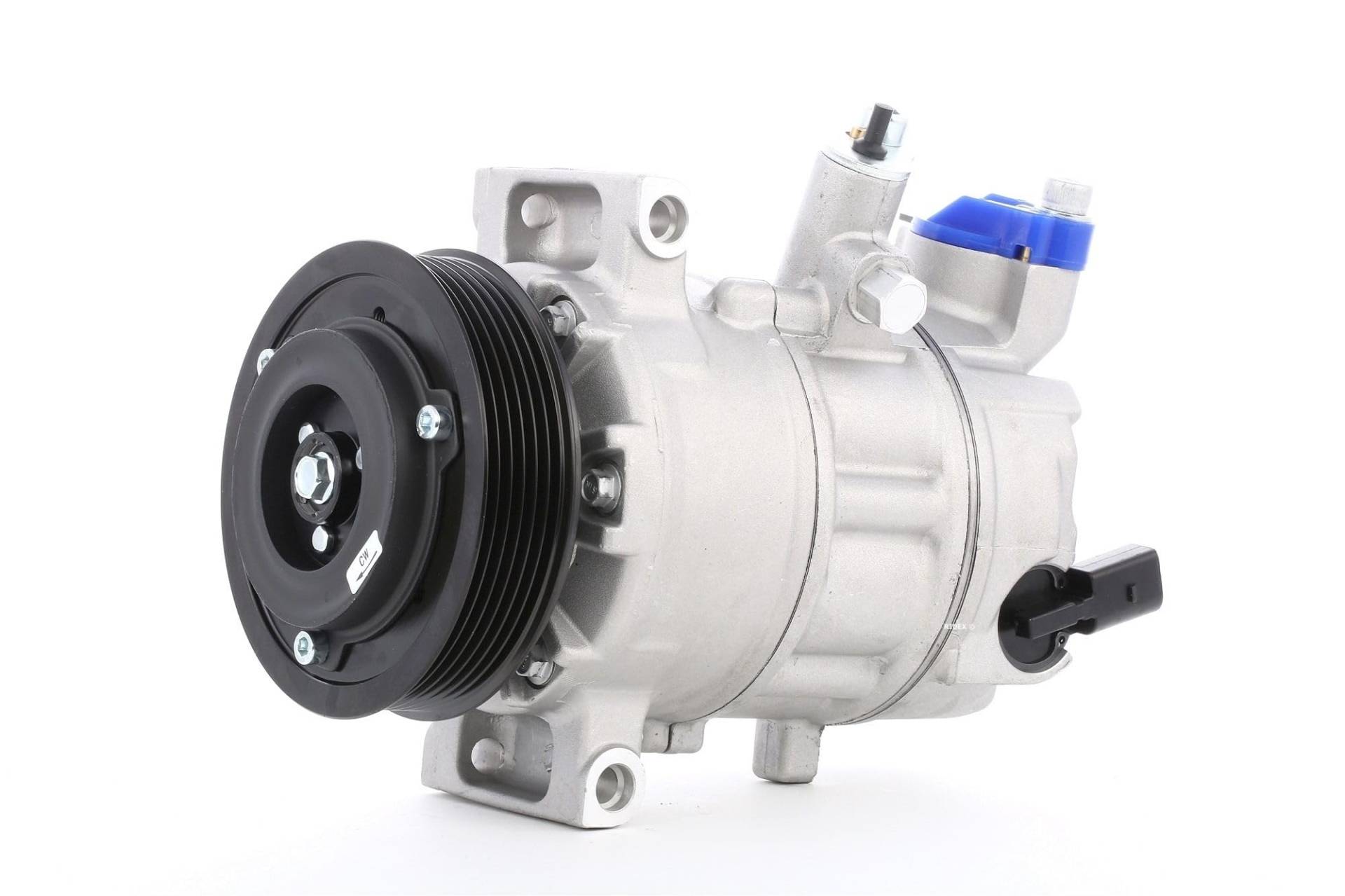RIDEX 447K0119 A/C Kompressor für Klimaanlage Klimakompressor mit ID: PXE16 Kältemittel: R134a PAG 46 mit 110mm Riemenscheibe Rillen: 6 von RIDEX