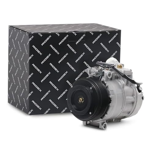 RIDEX 447K0216 A/C Kompressor für Klimaanlage Klimakompressor mit ID: 7SBU17C Kältemittel: R134a PAG 46 mit 110mm Riemenscheibe Rillen: 7 Rippenanzahl: 7 von RIDEX