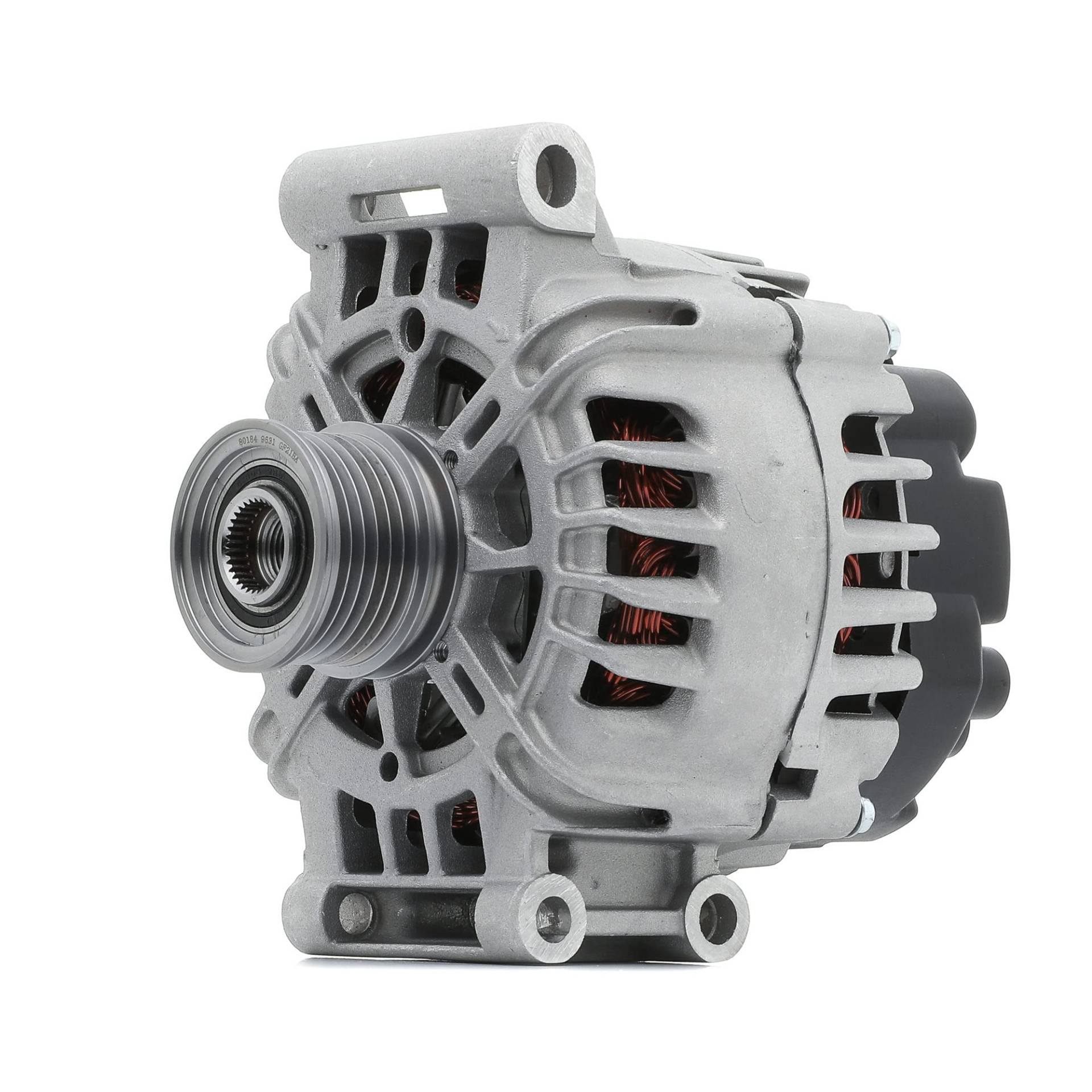 RIDEX 4G0338 Lichtmaschine Generator Alternator 120A 14V mit Freilaufriemenscheibe von RIDEX