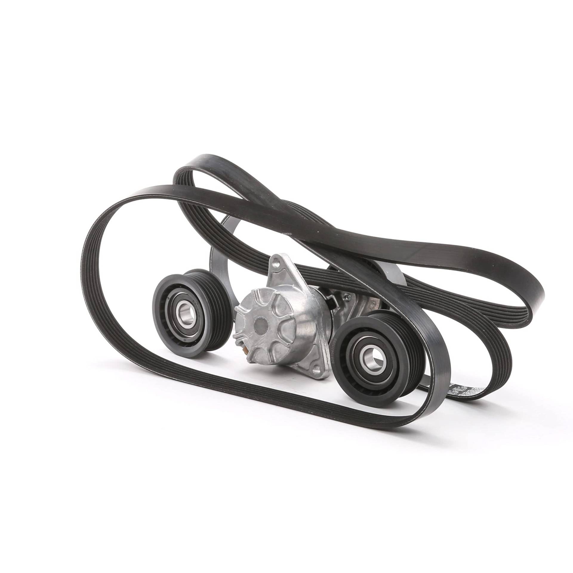RIDEX 542R0043 Keilrippenriemensatz Keilrippenriemensatz 6Rippenanzahl + Spannrolle + Umlenkrolle EPDM (Ethylen-Propylen-Dien-Kautschuk) von RIDEX