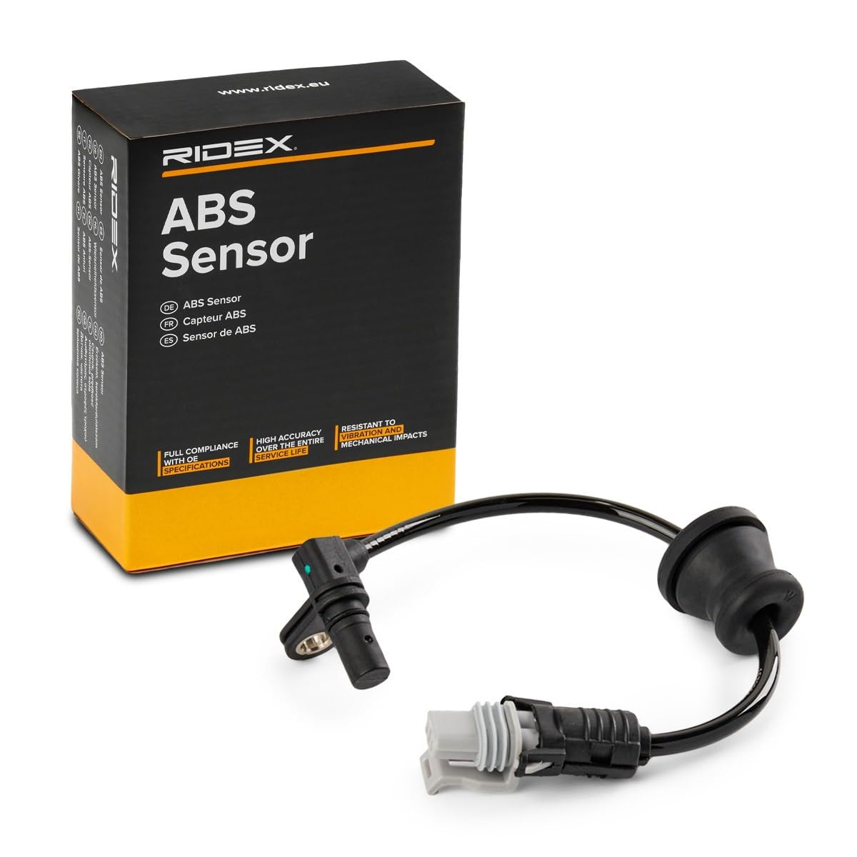 RIDEX ABS-Sensor 412W0082 Hinterachse beidseitig Sensorart: aktiver Sensor Anzahl der Steckkontakte: 2 200mm RIDEX ABS-Sensor 412W0082 Hinterachse beidseitig Sensorart: aktiver Sensor Anzahl der Steckkontakte: 2 200mm von RIDEX