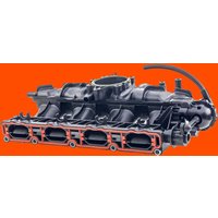 RIDEX Ansaugbrücke ohne Ventile 1415I0003 Ansaugkrümmer,Saugrohrmodul VW,AUDI,SKODA,Golf V Schrägheck (1K1),GOLF VI (5K1),Passat Variant (3C5) von RIDEX