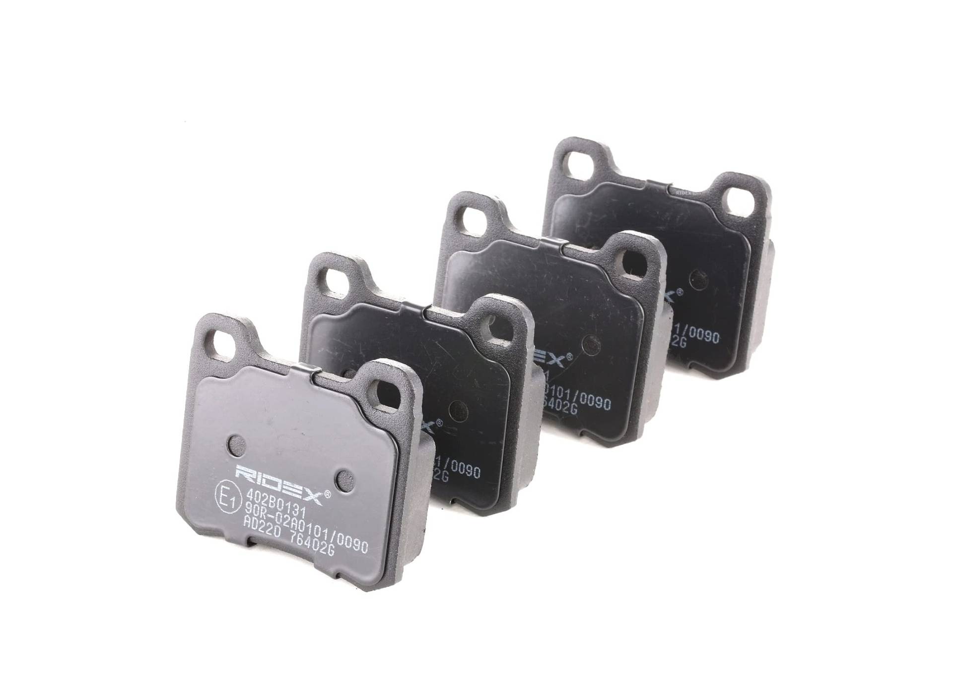 RIDEX Bremsbeläge Satz Bremsklötze Bremssteine Set Hinten | Low-Metallic | ECE-R90 402B0131 RIDEX Bremsbeläge Satz Bremsklötze Bremssteine Set Hinten | Low-Metallic | ECE-R90 402B0131 von RIDEX