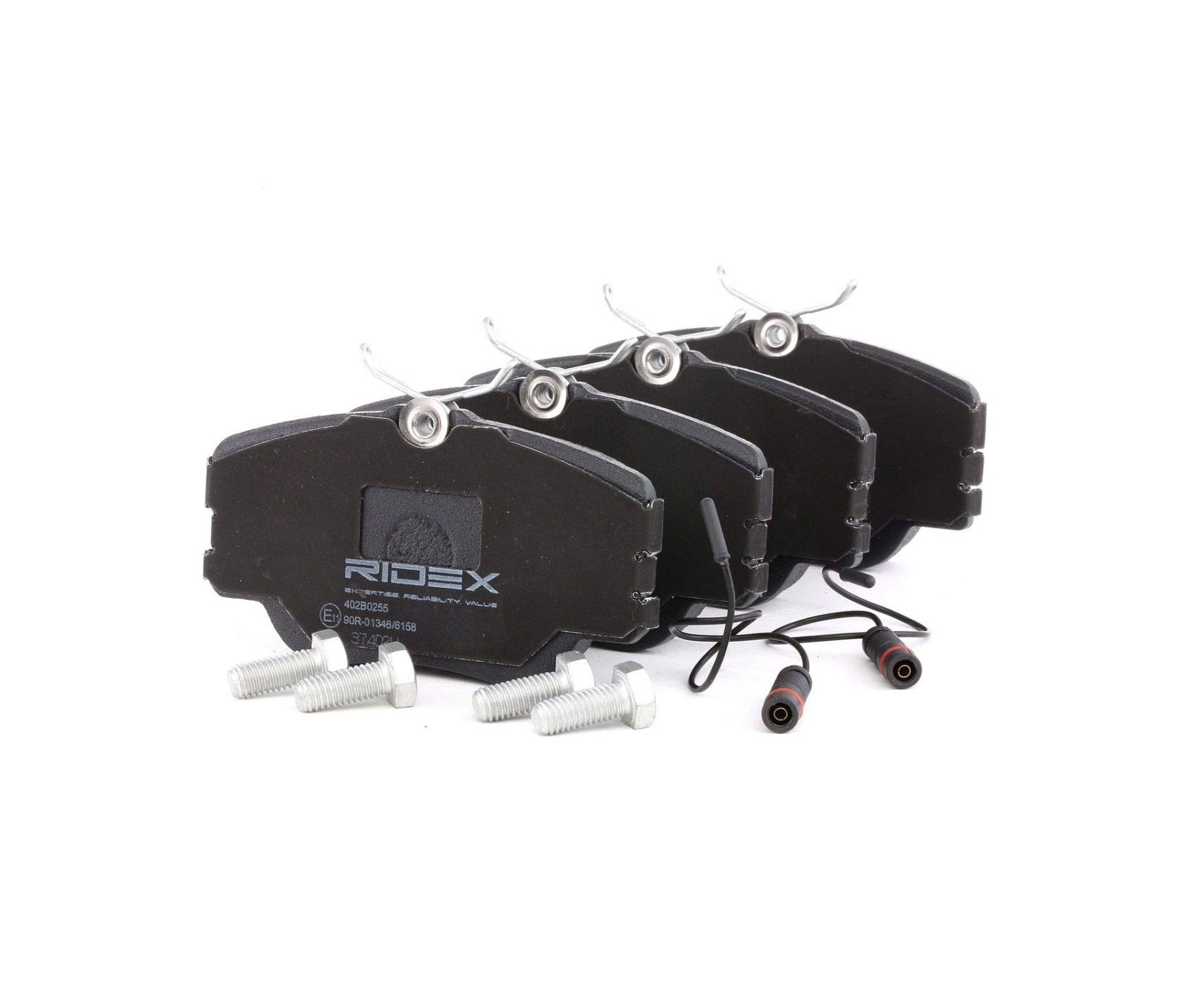 RIDEX Bremsbeläge Satz Bremsklötze Bremssteine Set Vorne | ECE-R90 402B0255 RIDEX Bremsbeläge Satz Bremsklötze Bremssteine Set Vorne | ECE-R90 402B0255 von RIDEX