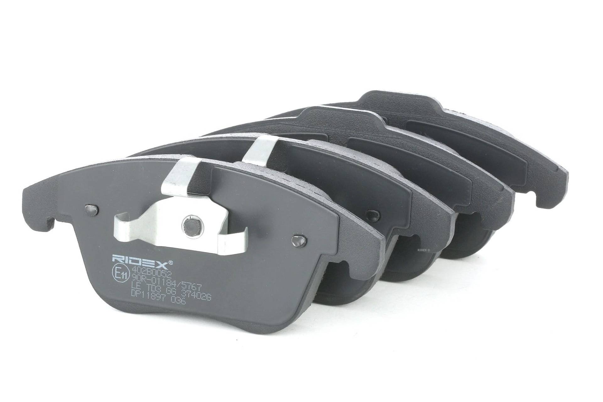 RIDEX Bremsbeläge Satz Bremsklötze Bremssteine Set Vorne | Low-Metallic | ECE-R90 402B0052 RIDEX Bremsbeläge Satz Bremsklötze Bremssteine Set Vorne | Low-Metallic | ECE-R90 402B0052 von RIDEX