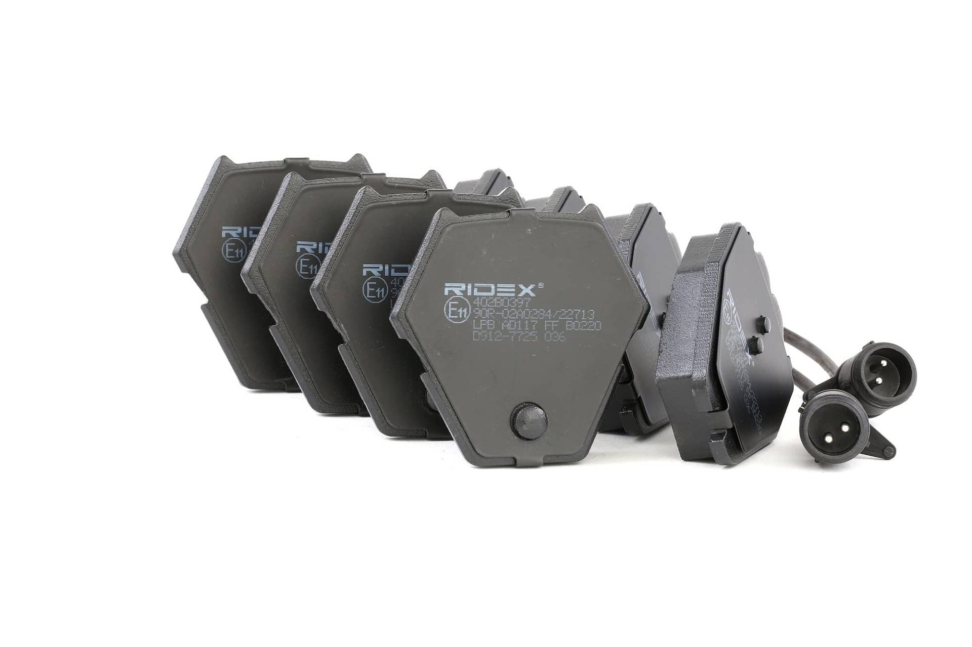 RIDEX Bremsbeläge Satz Bremsklötze Bremssteine Set Vorne mit Verschleißwarnkontakt ohne Zubehör 402B0397 RIDEX Bremsbeläge Satz Bremsklötze Bremssteine Set Vorne mit Verschleißwarnkontakt ohne Zubehör 402B0397 von RIDEX