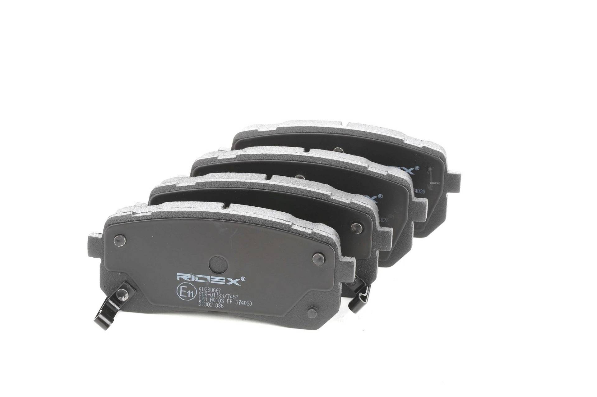 RIDEX Bremsbelagsatz HYUNDAI,KIA,MAZDA 402B0667 583024HA00,S58302C5A00,583023JA00 58302A9A00,58302C5A00,S583024HA50,583023JA51,583024HA50,583024DA00 RIDEX Bremsbelagsatz HYUNDAI,KIA,MAZDA 402B0667 583024HA00,S58302C5A00,583023JA00 58302A9A00,58302C5A00,S583024HA50,583023JA51,583024HA50,583024DA00 von RIDEX