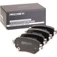 RIDEX Bremsbelagsatz Hinterachse 402B1341 Bremsbeläge,Bremsklötze MAZDA,6 Kombi (GJ, GL),6 Limousine (GJ, GL),6 Kasten / Kombi (GJ) von RIDEX
