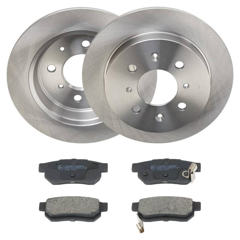 RIDEX 3405B1890 Bremsenset Hinten 239mm - Bremsen Set mit Bremsscheiben und Bremsbeläge Satz von RIDEX