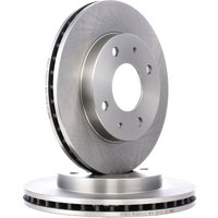 RIDEX Bremsscheibe Vorderachse 82B0223 Bremsscheiben,Scheibenbremsen HYUNDAI,KIA,VOLVO,Santamo II (UF),SPORTAGE (JE_, KM_),JOICE,V40 Kombi (645) von RIDEX