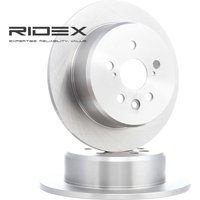 RIDEX Bremsscheibe Hinterachse 82B0650 Bremsscheiben,Scheibenbremsen TOYOTA,LEXUS,CELICA (ST20_, AT20_),CELICA Coupe (AT18_, ST18_) von RIDEX