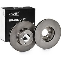 RIDEX Bremsscheibe Vorderachse 82B0257 Bremsscheiben,Scheibenbremsen BMW,ALPINA,5 Limousine (E39),5 Touring (E39),7 (E38),7 (E32),8 (E31),B10 (E39) von RIDEX