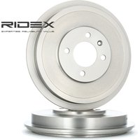 RIDEX Bremstrommel Hinterachse 123B0004  VW,SEAT,Caddy II Kastenwagen (9K9A),Caddy II Kombi (9K9B),Inca (6K9) von RIDEX