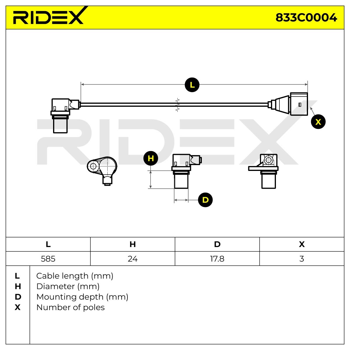 RIDEX Impulsgeber VW,AUDI,SKODA 833C0004 06A906433C,PF100607PA Kurbelwellensensor,Impulsgeber, Kurbelwelle RIDEX Impulsgeber VW,AUDI,SKODA 833C0004 06A906433C,PF100607PA Kurbelwellensensor,Impulsgeber, Kurbelwelle von RIDEX