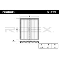 RIDEX Innenraumfilter Aktivkohlefilter 424I0045 Filter, Innenraumluft,Pollenfilter TOYOTA,SUBARU,LEXUS,Yaris Schrägheck (_P9_),Yaris Schrägheck (_P1_) von RIDEX