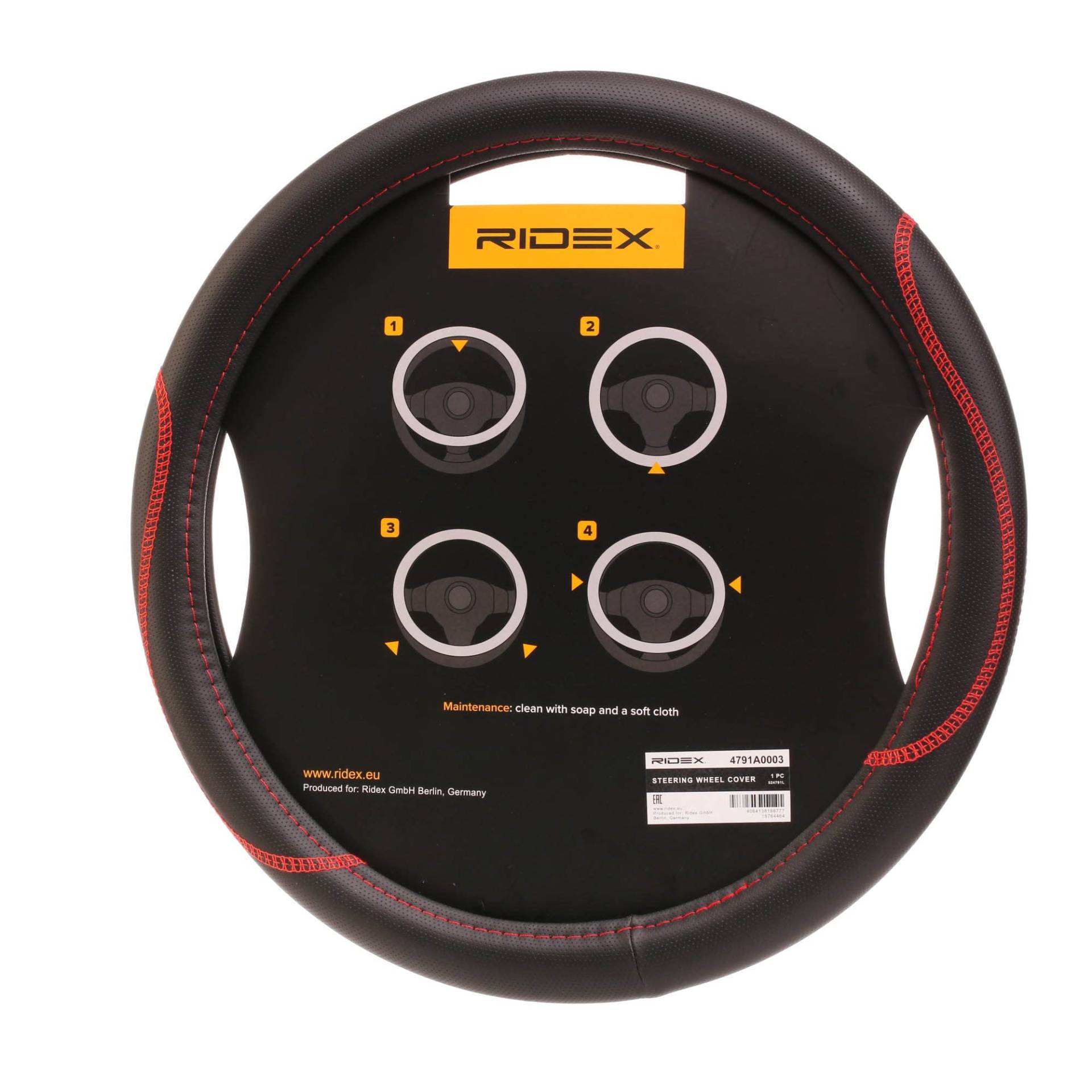 RIDEX 4791A0003 Lenkradbezug Lenkradhülle 37-39cm PVC 500g RIDEX 4791A0003 Lenkradbezug Lenkradhülle 37-39cm PVC 500g von RIDEX