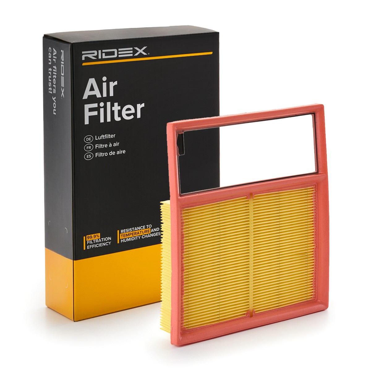 RIDEX Luftfilter FORD 8A1076 5205608,DG939601AE,DG9Z9601A Motorluftfilter,Filter für Luft von RIDEX