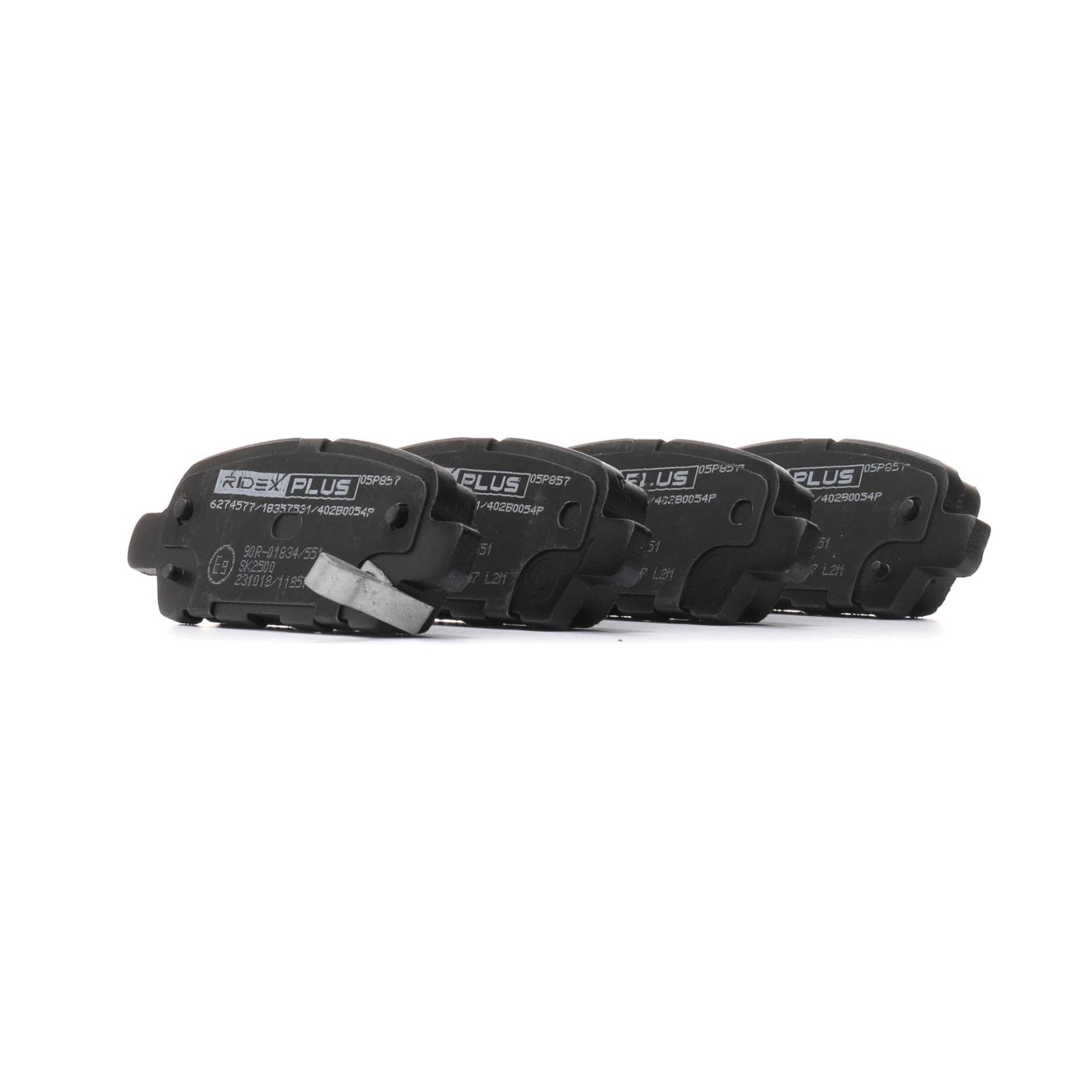 RIDEX PLUS Bremsbeläge Satz Bremsklötze Bremssteine Set Hinten ohne Zubehör 402B0054P RIDEX PLUS Bremsbeläge Satz Bremsklötze Bremssteine Set Hinten ohne Zubehör 402B0054P von RIDEX