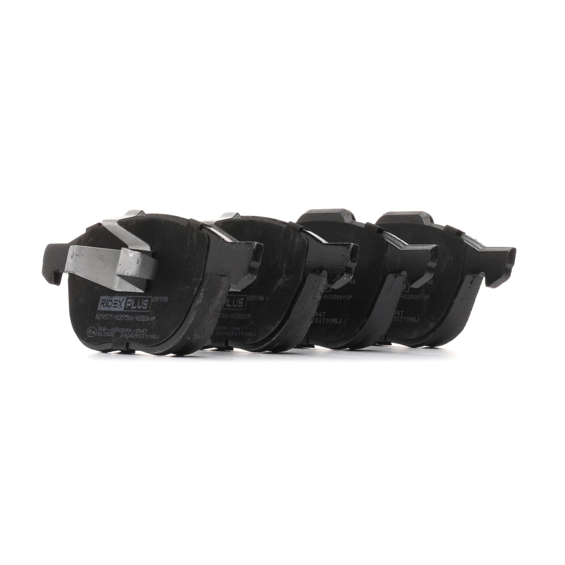 RIDEX PLUS Bremsbeläge Satz Bremsklötze Bremssteine Set Vorne 402B0011P RIDEX PLUS Bremsbeläge Satz Bremsklötze Bremssteine Set Vorne 402B0011P von RIDEX