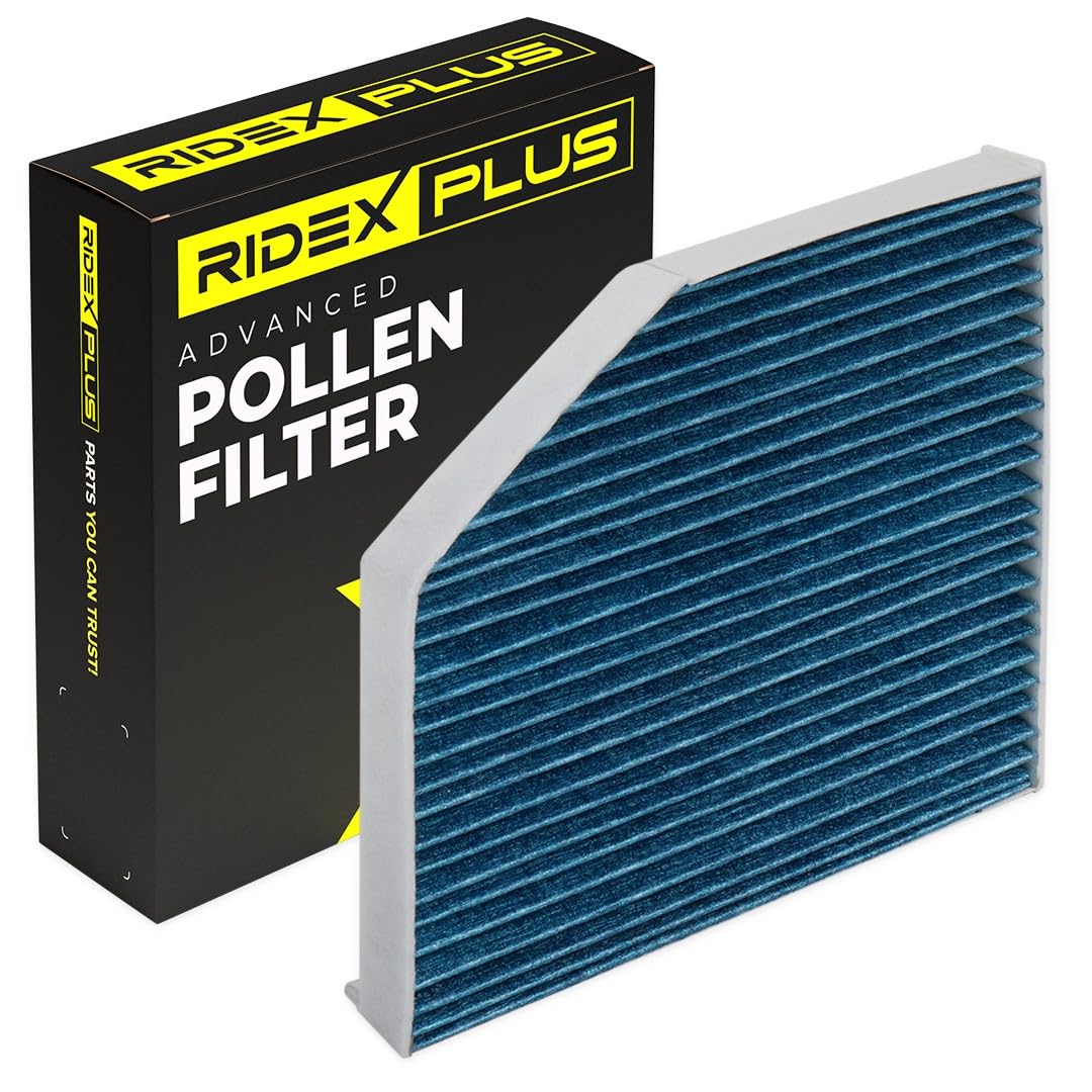 RIDEX PLUS Innenraumfilter Aktivkohle, mit antiallergischer Wirkung, mit antibakterieller Wirkung 424I0509P von RIDEX
