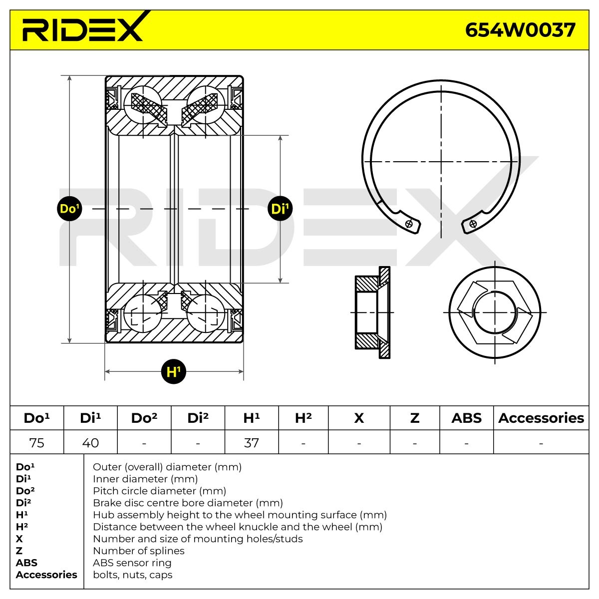 RIDEX Radlagersatz FORD 654W0037 1133023,5027620,6798055WB Radlager,Radlager & Radlagersatz RIDEX Radlagersatz FORD 654W0037 1133023,5027620,6798055WB Radlager,Radlager & Radlagersatz von RIDEX