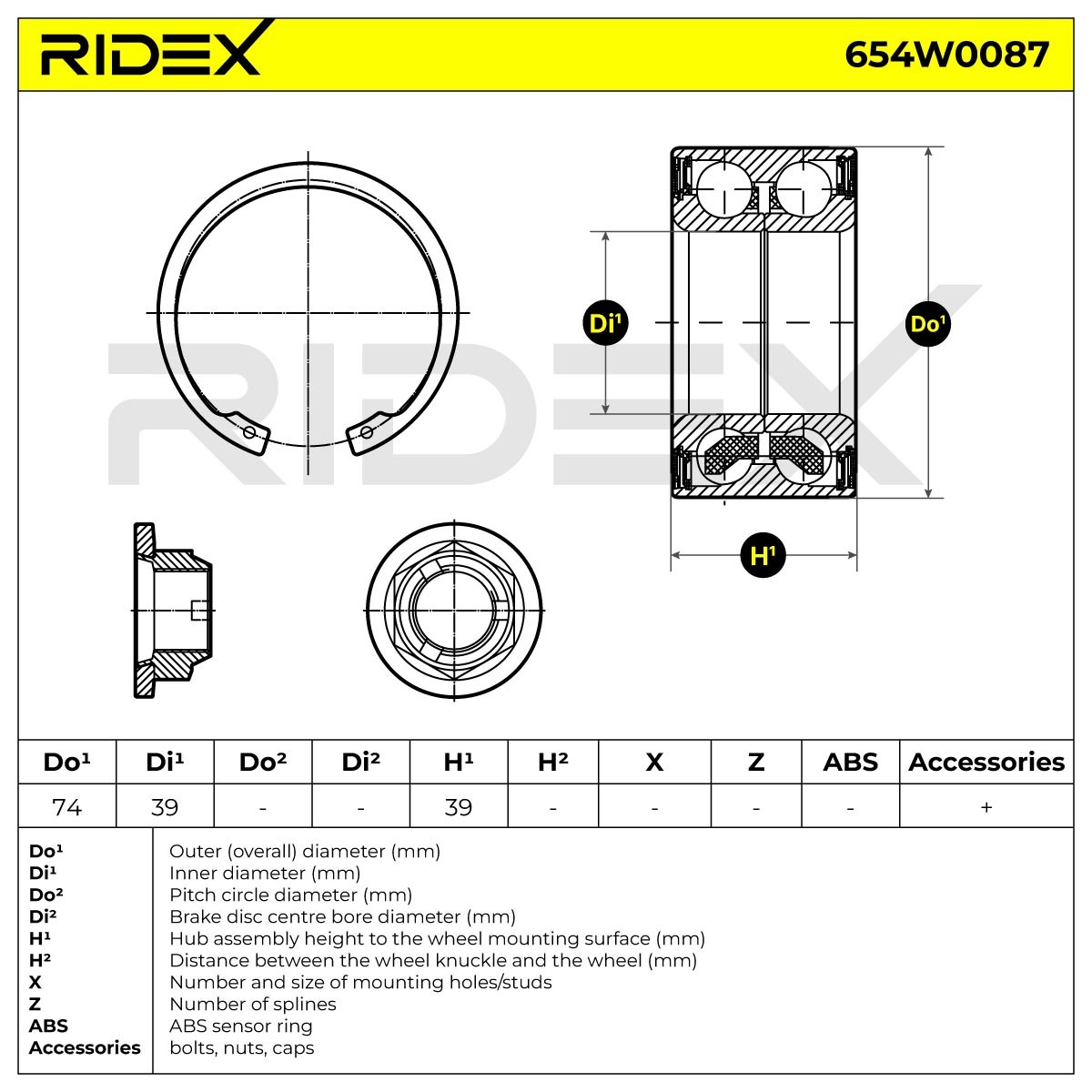 RIDEX Radlagersatz FORD 654W0087 1484269,2T141K018BA,2T141K018BB Radlager,Radlager & Radlagersatz 4366990,4410218,4410219,5127496 RIDEX Radlagersatz FORD 654W0087 1484269,2T141K018BA,2T141K018BB Radlager,Radlager & Radlagersatz 4366990,4410218,4410219,5127496 von RIDEX