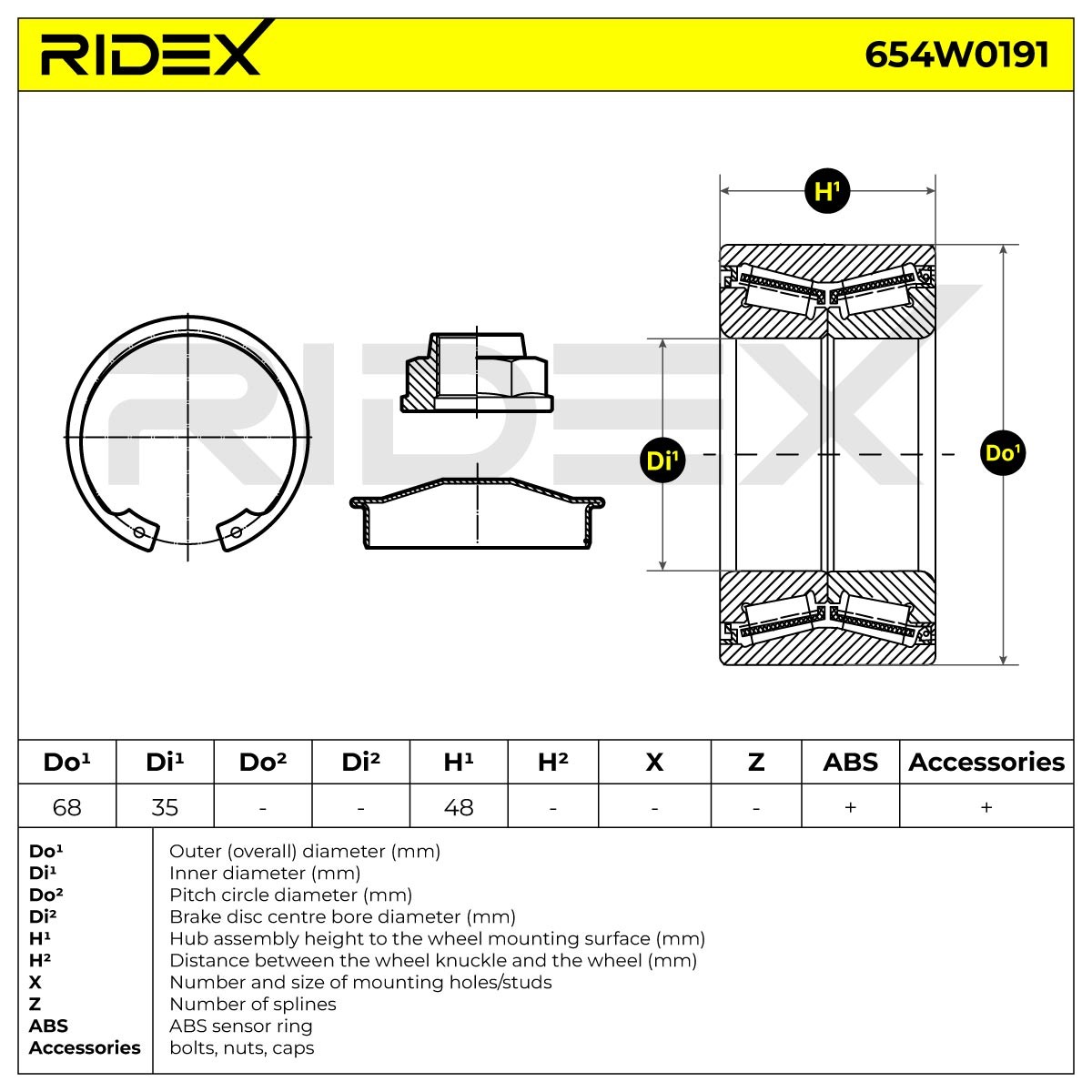 RIDEX Radlagersatz OPEL,RENAULT,FIAT 654W0191 7701206864,4413736,93850649 Radlager,Radlager & Radlagersatz 4403277,91159916,7701206849,95516956 RIDEX Radlagersatz OPEL,RENAULT,FIAT 654W0191 7701206864,4413736,93850649 Radlager,Radlager & Radlagersatz 4403277,91159916,7701206849,95516956 von RIDEX