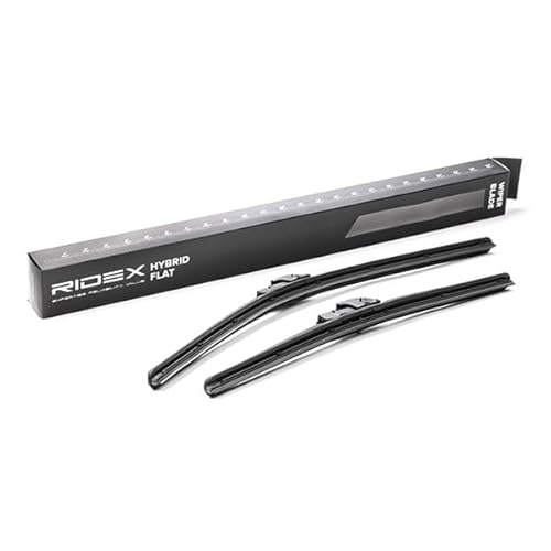 RIDEX Scheibenwischer Set Wischerblätter Set mit Spoiler Frontscheibenwischer Vorne Wischblattausführung: Flachbalkenwischblatt, Rahmenlos Länge 1: 550mm Länge 2: 400mm 298W0088 RIDEX Scheibenwischer Set Wischerblätter Set mit Spoiler Frontscheibenwischer Vorne Wischblattausführung: Flachbalkenwischblatt, Rahmenlos Länge 1: 550mm Länge 2: 400mm 298W0088 von RIDEX