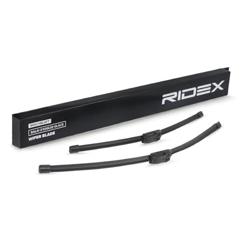 RIDEX Scheibenwischer Set Wischerblätter Set mit Spoiler Frontscheibenwischer Vorne Wischblattausführung: Rahmenlos Länge 1: 600mm Länge 2: 475mm 298W0030 RIDEX Scheibenwischer Set Wischerblätter Set mit Spoiler Frontscheibenwischer Vorne Wischblattausführung: Rahmenlos Länge 1: 600mm Länge 2: 475mm 298W0030 von RIDEX