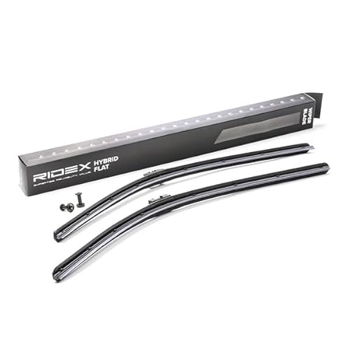 RIDEX Scheibenwischer Set Wischerblätter Set mit Spoiler Frontscheibenwischer Vorne Wischblattausführung: Rahmenlos Form: flach Länge 1: 600mm Länge 2: 600mm 298W0054 RIDEX Scheibenwischer Set Wischerblätter Set mit Spoiler Frontscheibenwischer Vorne Wischblattausführung: Rahmenlos Form: flach Länge 1: 600mm Länge 2: 600mm 298W0054 von RIDEX