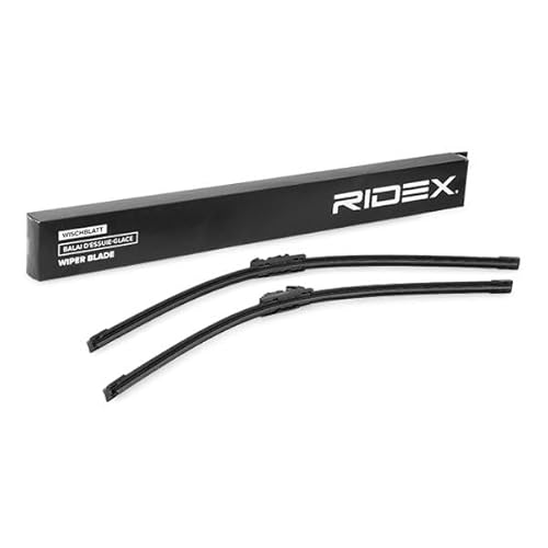 RIDEX Scheibenwischer Set Wischerblätter Set mit Spoiler Frontscheibenwischer Vorne Wischblattausführung: Flachbalkenwischblatt, Rahmenlos Länge 1: 700mm Länge 2: 650mm 298W0037 RIDEX Scheibenwischer Set Wischerblätter Set mit Spoiler Frontscheibenwischer Vorne Wischblattausführung: Flachbalkenwischblatt, Rahmenlos Länge 1: 700mm Länge 2: 650mm 298W0037 von RIDEX