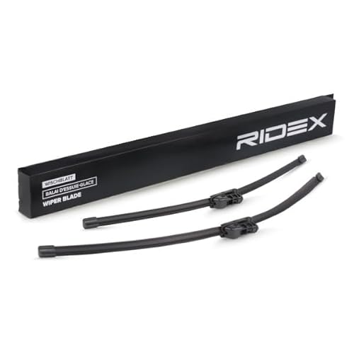 RIDEX Scheibenwischer Set Wischerblätter Set mit Spoiler Frontscheibenwischer Vorne Wischblattausführung: Flachbalkenwischblatt, Rahmenlos Länge 1: 650mm Länge 2: 550mm 298W0265 RIDEX Scheibenwischer Set Wischerblätter Set mit Spoiler Frontscheibenwischer Vorne Wischblattausführung: Flachbalkenwischblatt, Rahmenlos Länge 1: 650mm Länge 2: 550mm 298W0265 von RIDEX