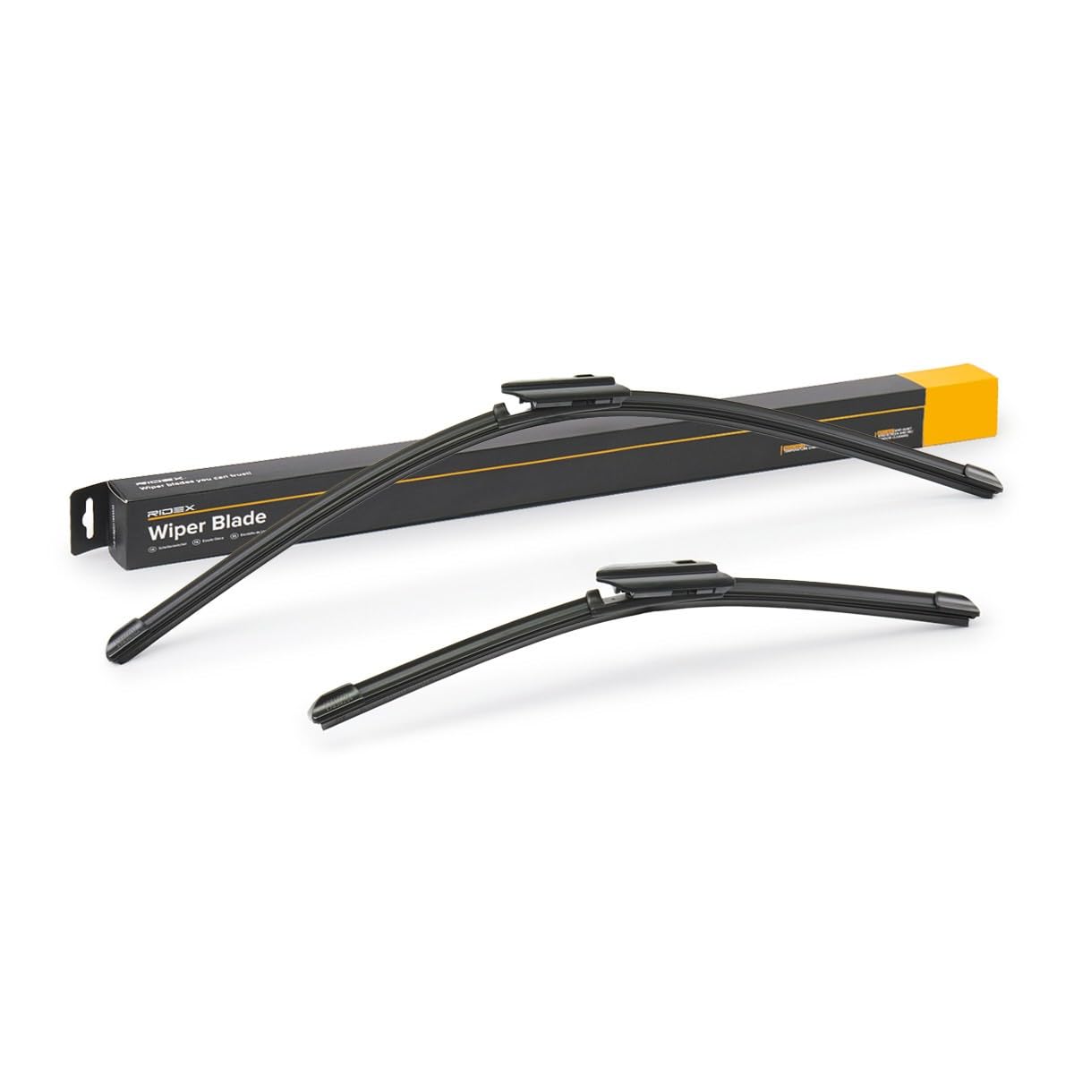 RIDEX Scheibenwischer Set Wischerblätter Set mit Spoiler Frontscheibenwischer Vorne Wischblattausführung: Flachbalkenwischblatt, Rahmenlos Länge 1: 650mm Länge 2: 425mm 298W17161 RIDEX Scheibenwischer Set Wischerblätter Set mit Spoiler Frontscheibenwischer Vorne Wischblattausführung: Flachbalkenwischblatt, Rahmenlos Länge 1: 650mm Länge 2: 425mm 298W17161 von RIDEX
