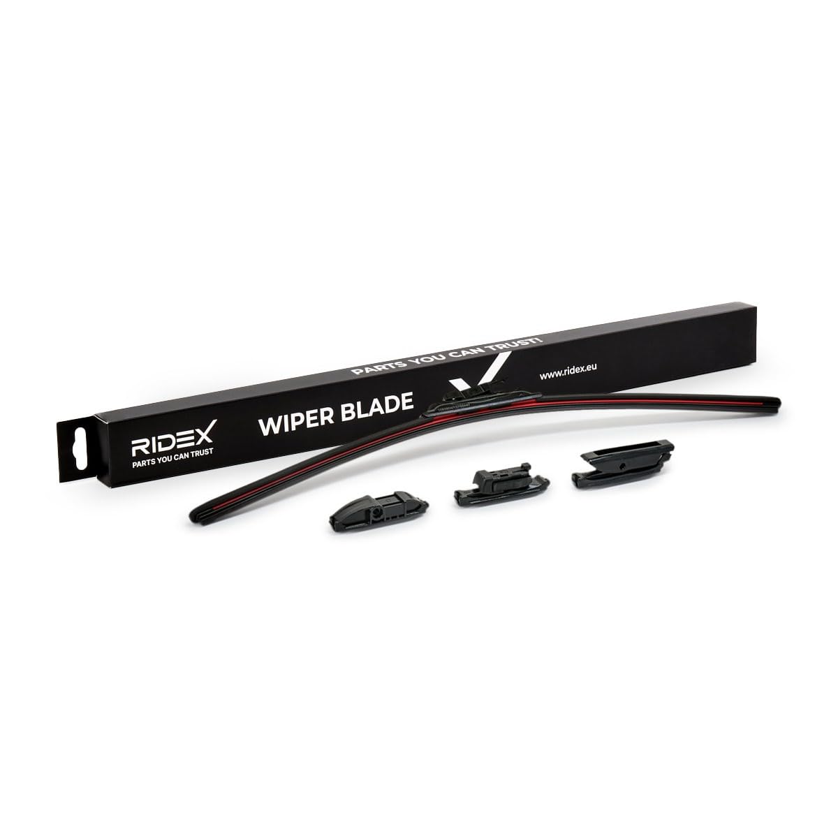 RIDEX Scheibenwischer mit Spoiler Frontscheibenwischer Vorne Wischblattausführung: Flachbalkenwischblatt, Rahmenlos Länge 1: 550mm 298W0145 RIDEX Scheibenwischer mit Spoiler Frontscheibenwischer Vorne Wischblattausführung: Flachbalkenwischblatt, Rahmenlos Länge 1: 550mm 298W0145 von RIDEX