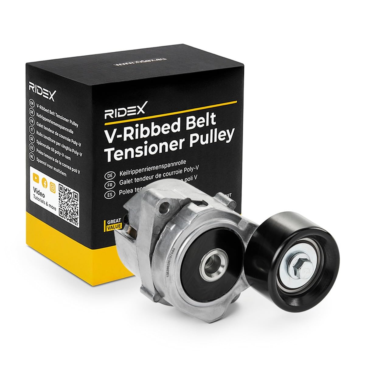 RIDEX 310T0060 Spannrolle Keilrippenriemen Spannrolle 70mm 33mm automatisch RIDEX 310T0060 Spannrolle Keilrippenriemen Spannrolle 70mm 33mm automatisch von RIDEX